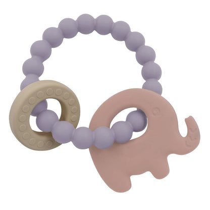 Living Textiles Playground Silicone Elephant Teether
