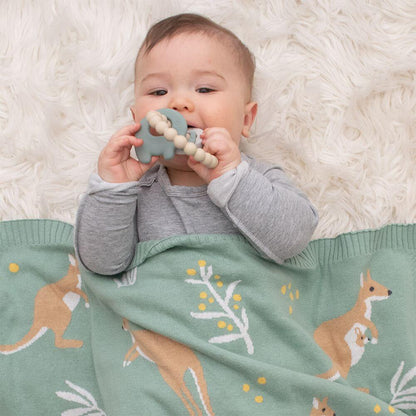 Living Textiles Playground Silicone Elephant Teether