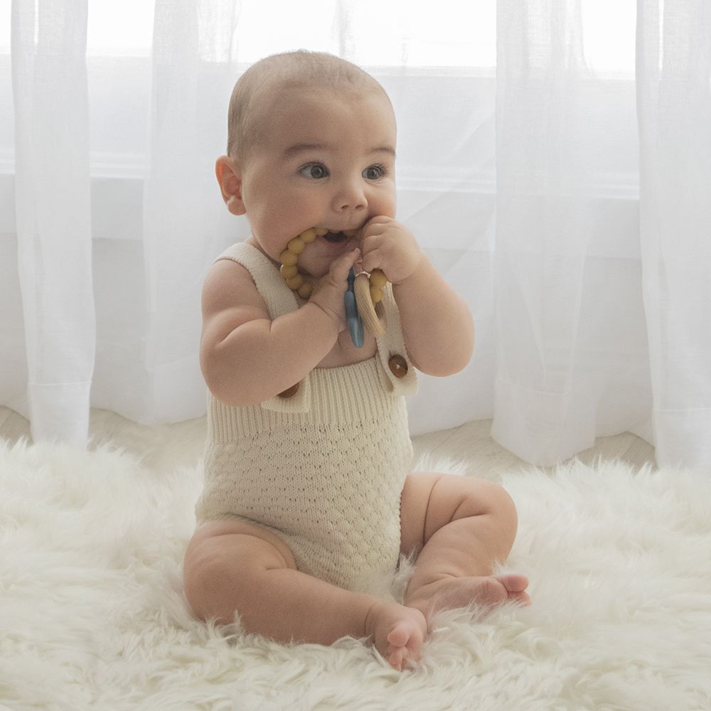 Living Textiles Playground Silicone Elephant Teether