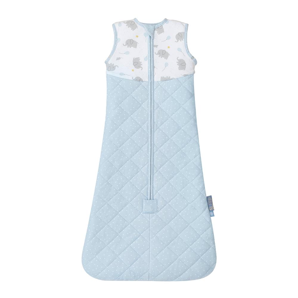 Living Textiles Smart Sleep Quilted Sleeping Bag 2.5TOG Mason Elephant - Clearance