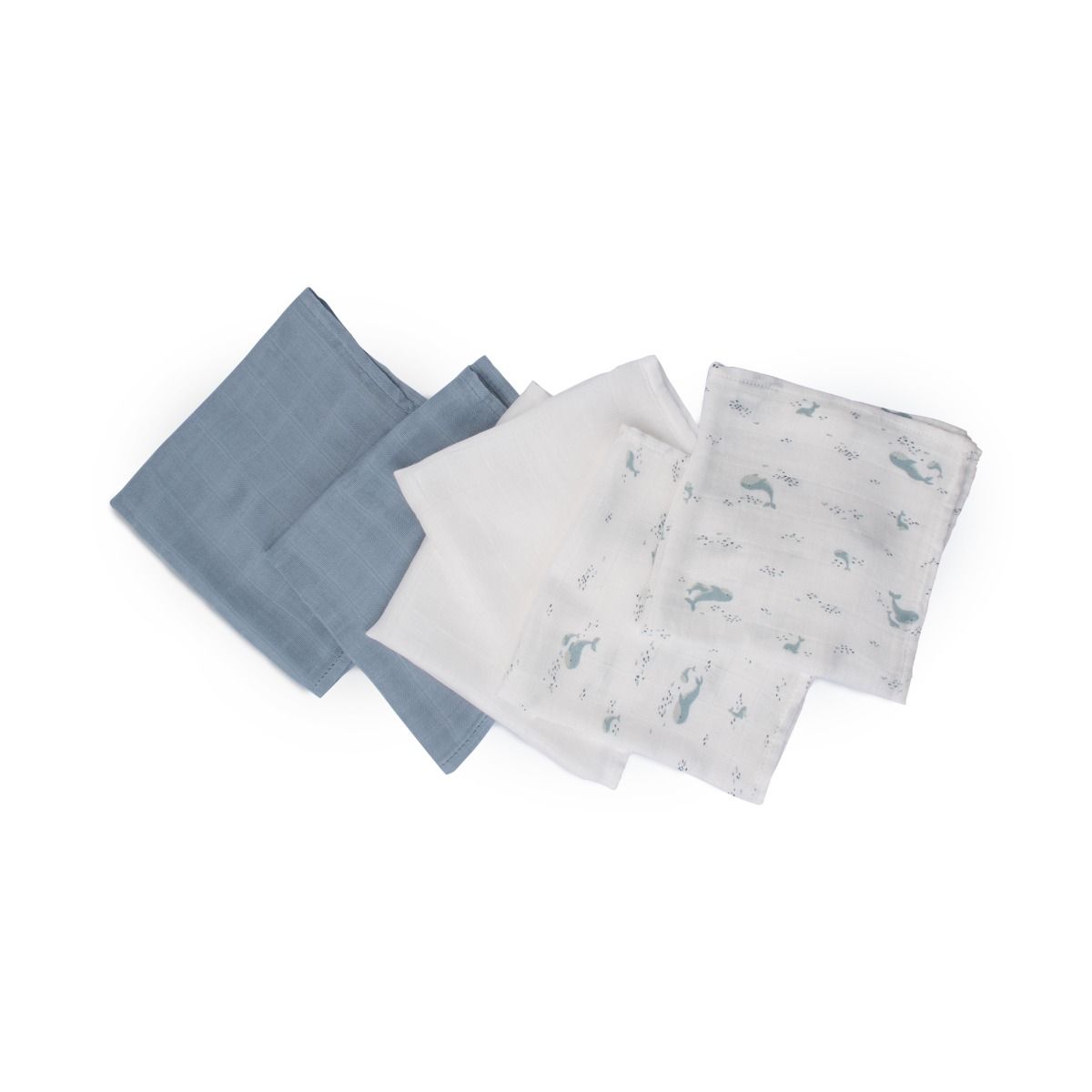 Little Bamboo Muslin Wash Cloths 6pk