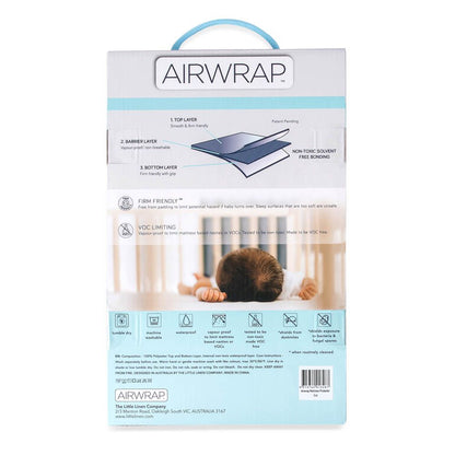 Airwrap Bassinet Mattress Protector 80 x 40 x 15cm