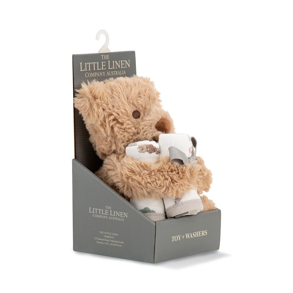 Little Linen Plush Toy & Washers