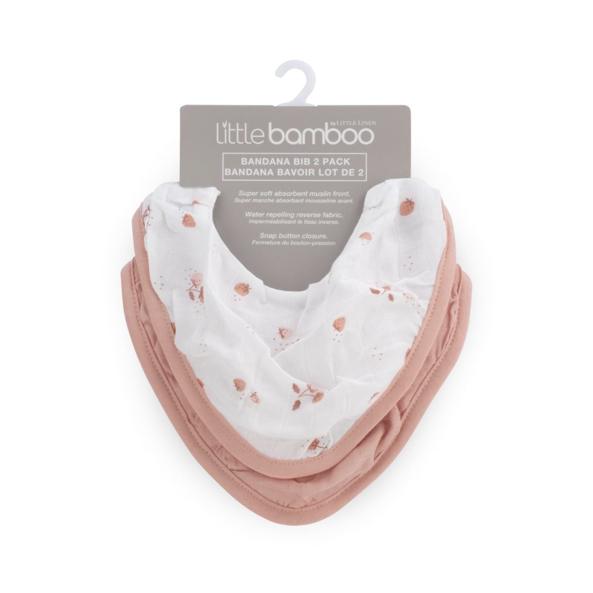 Little Bamboo Muslin Bib 2pk