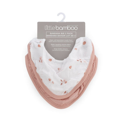 Little Bamboo Muslin Bib 2pk
