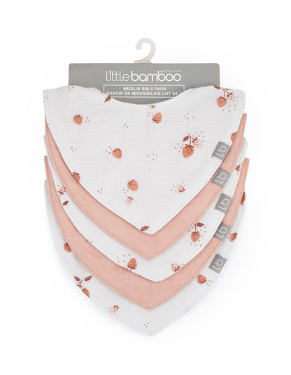 Little Bamboo Muslin Bib 5pk