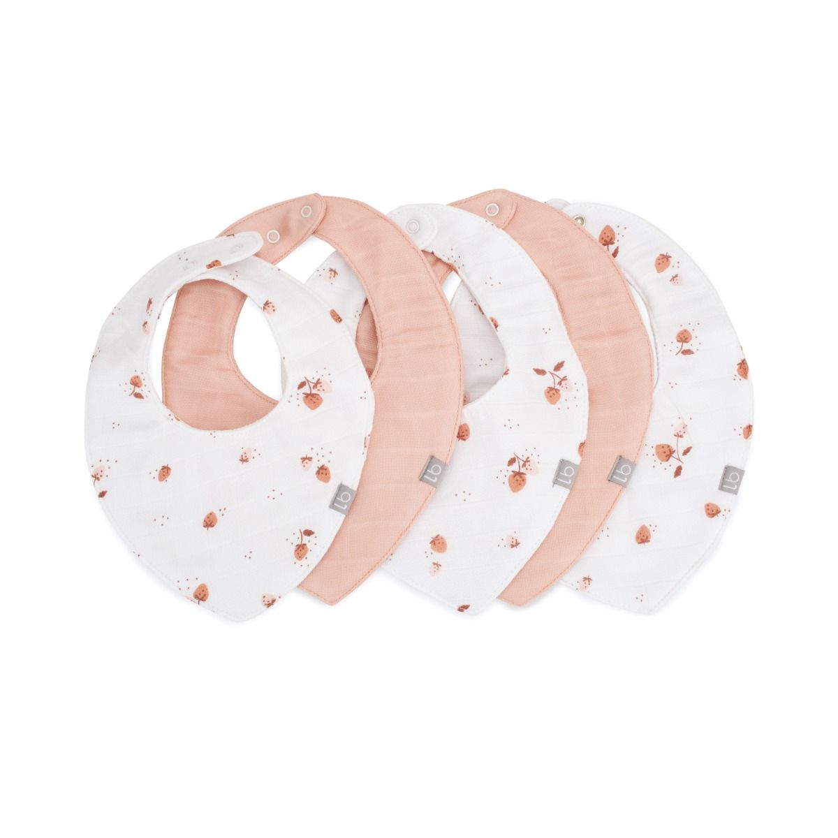 Little Bamboo Muslin Bib 5pk