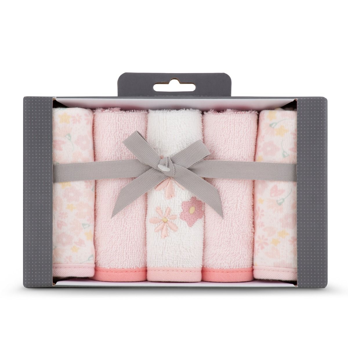 Little Linen Towelling Washer 5Pk