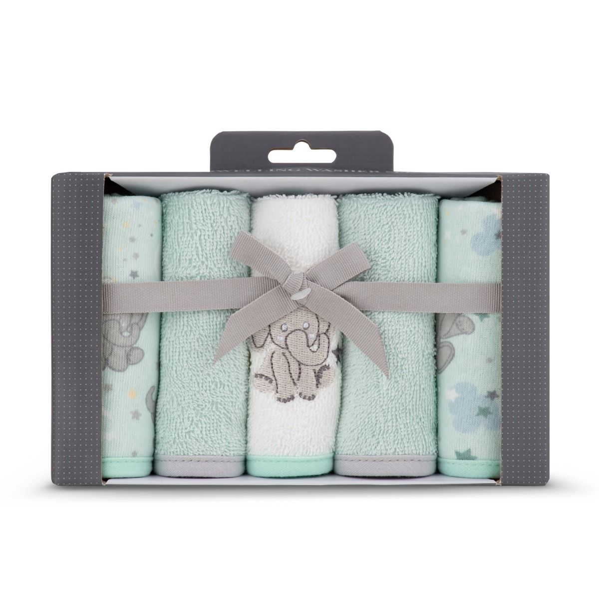 Little Linen Towelling Washer 5Pk