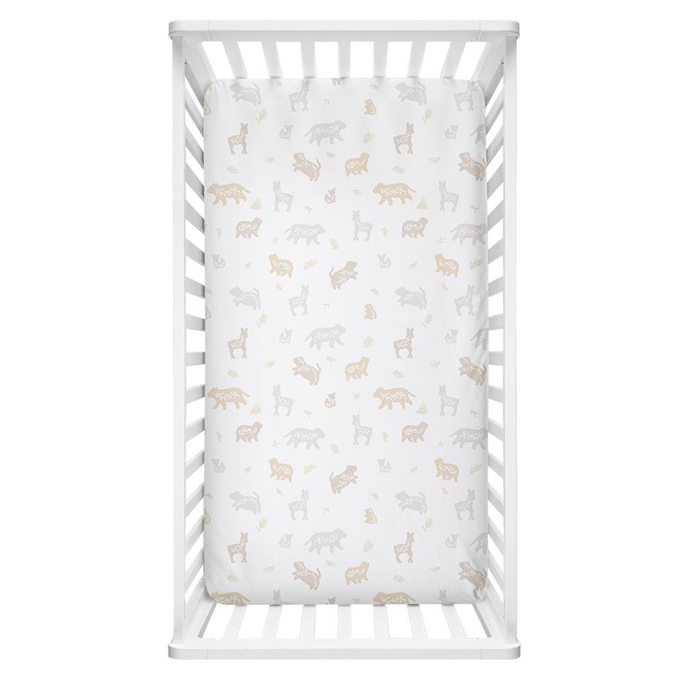 Lolli Living Cot Fitted Sheet - Bosco Bear