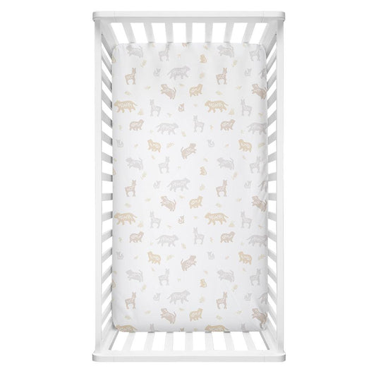 Lolli Living Cot Fitted Sheet - Bosco Bear