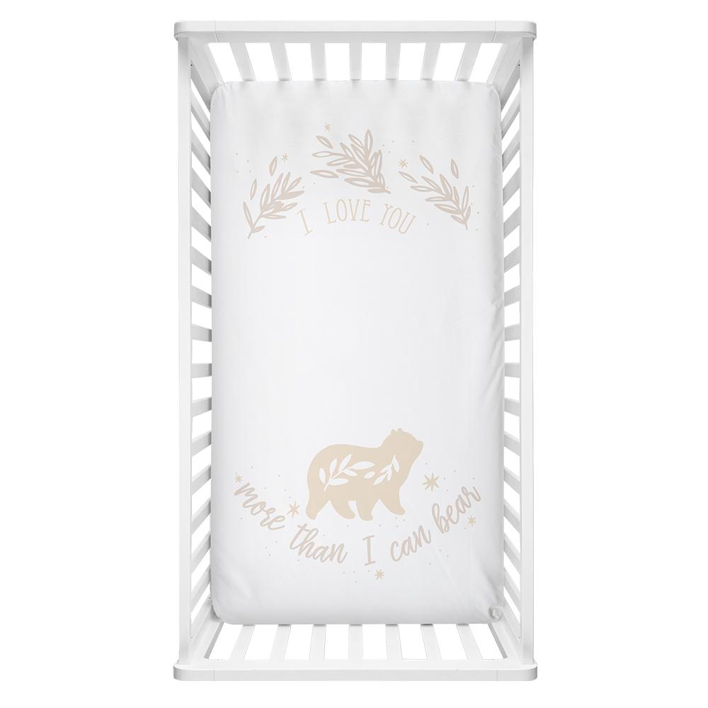Lolli Living Cot Fitted Sheet - More Than I Can Bear