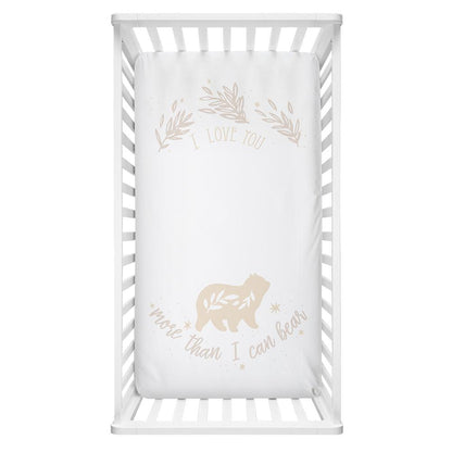 Lolli Living Cot Fitted Sheet - More Than I Can Bear