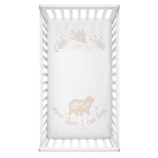Lolli Living Cot Fitted Sheet - More Than I Can Bear