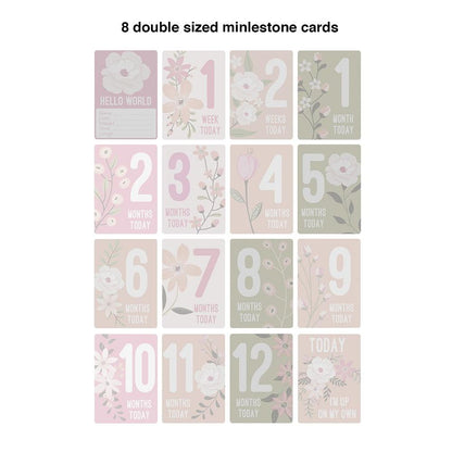 Lolli Living Play Mat with Milestone Cards Meadow