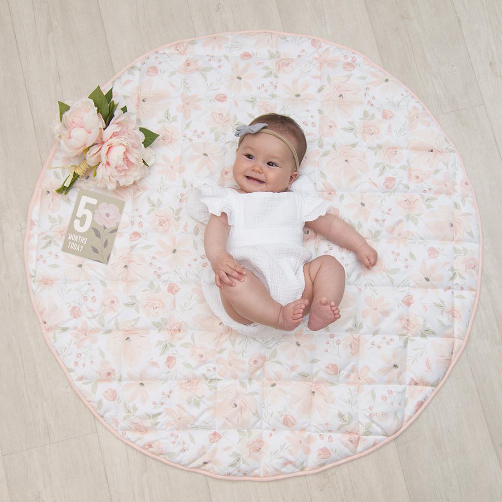 Lolli Living Play Mat with Milestone Cards Meadow