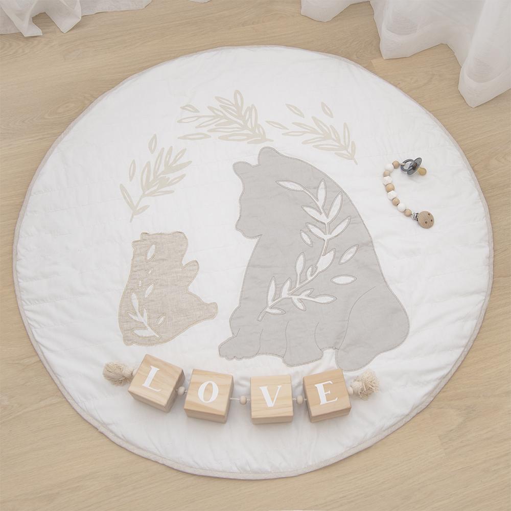 Lolli Living Play Mat + Milestone Cards - Bosco Bear