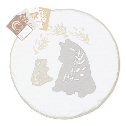 Lolli Living Play Mat + Milestone Cards - Bosco Bear