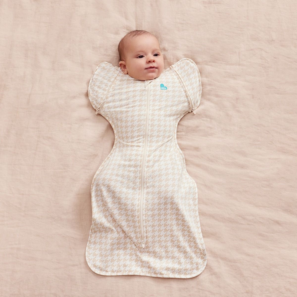 Love To Dream Swaddle Up™ Transition Bag 1.0 TOG - Houndstooth Tan