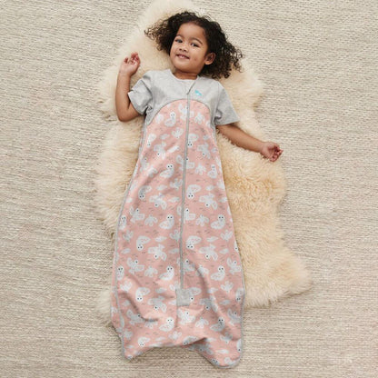 Love to Dream Organic Sleep Bag 1.0 TOG Pink Doves