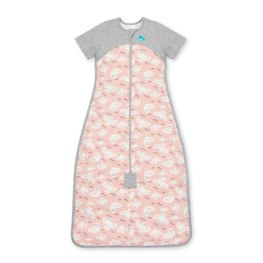 Love to Dream Organic Sleep Bag 1.0 TOG Pink Doves