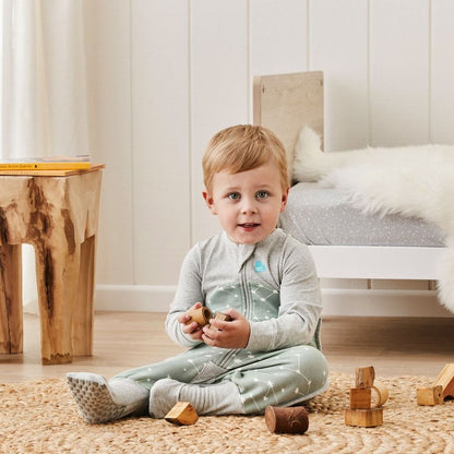 Love To Dream Organic Sleep Suit Long Sleeve Olive Stellar