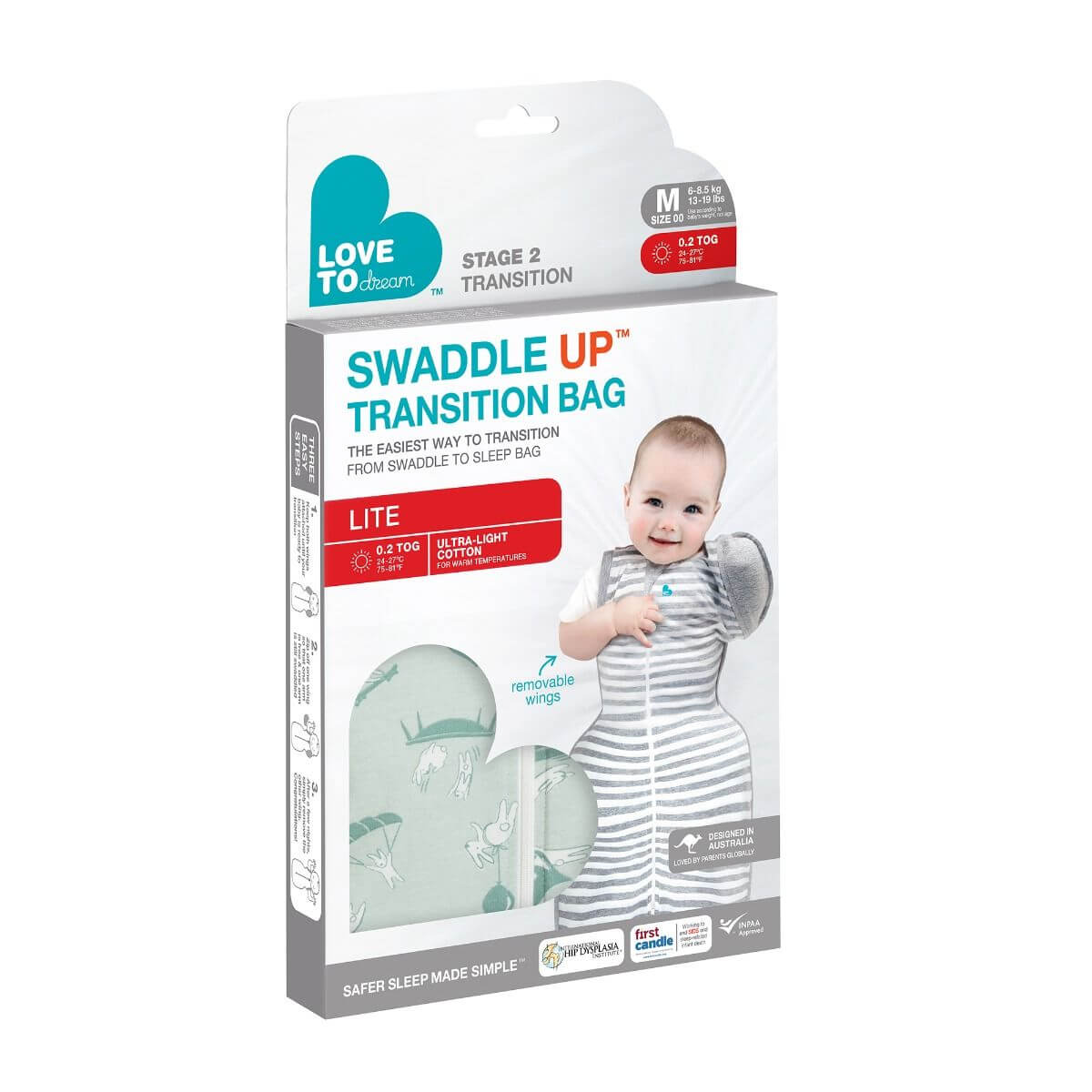 Love To Dream Swaddle Up Transition Bag Bunny