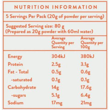 Petite Eats Instant Purée Powder 1pk - 20g Single Serve