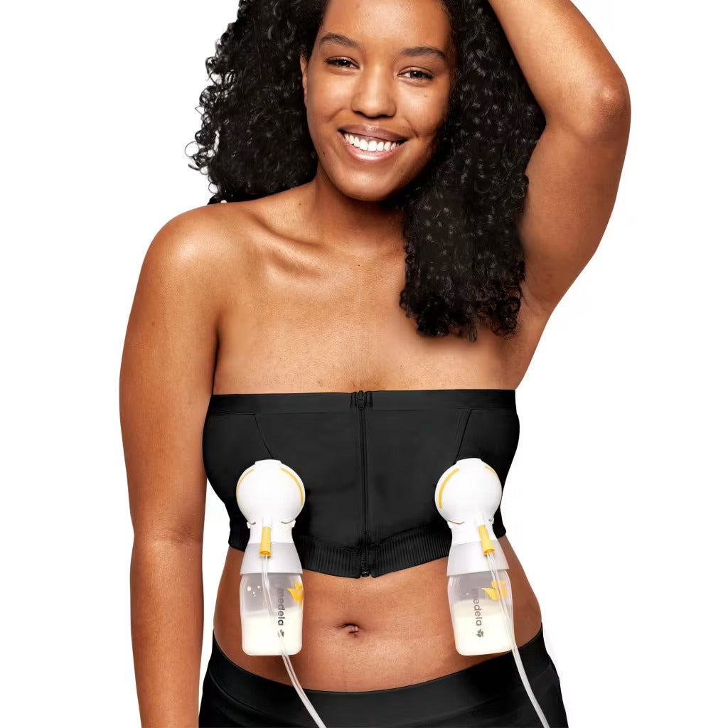 Medela Hands Free Pumping Bustier Black