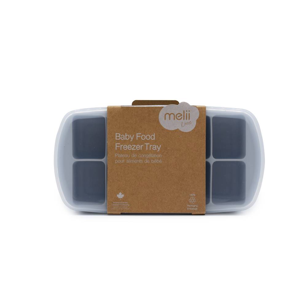 Melii Luxe Silicone Baby Food Freezer Tray With Lid