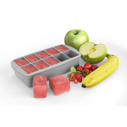 Melii Luxe Silicone Baby Food Freezer Tray With Lid