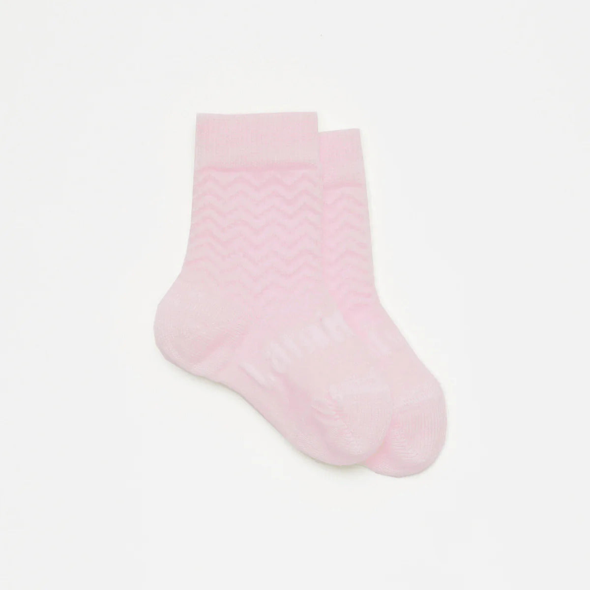 Lamington Baby Merino Wool Crew Socks - Petal
