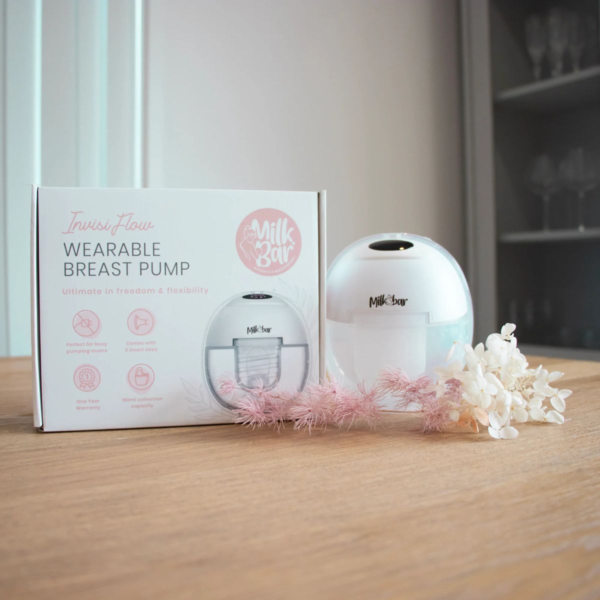 Milkbar Invisi Flow Wearable Electric Breast Pump