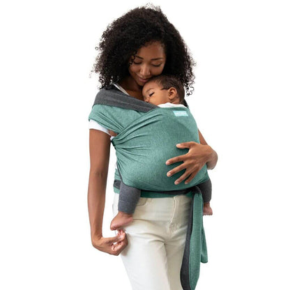 Moby Reversible Baby Wrap - Jade/Grey