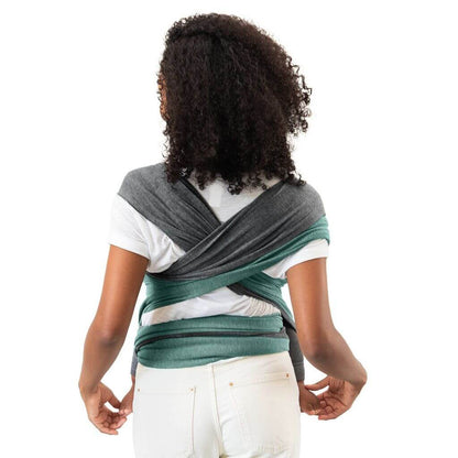 Moby Reversible Baby Wrap - Jade/Grey