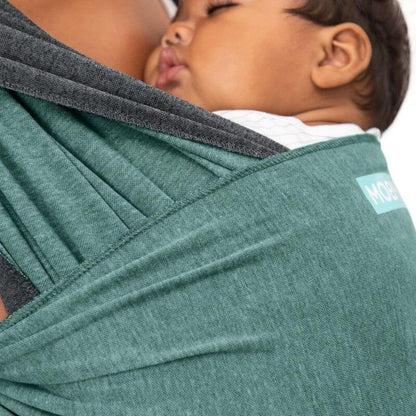 Moby Reversible Baby Wrap - Jade/Grey
