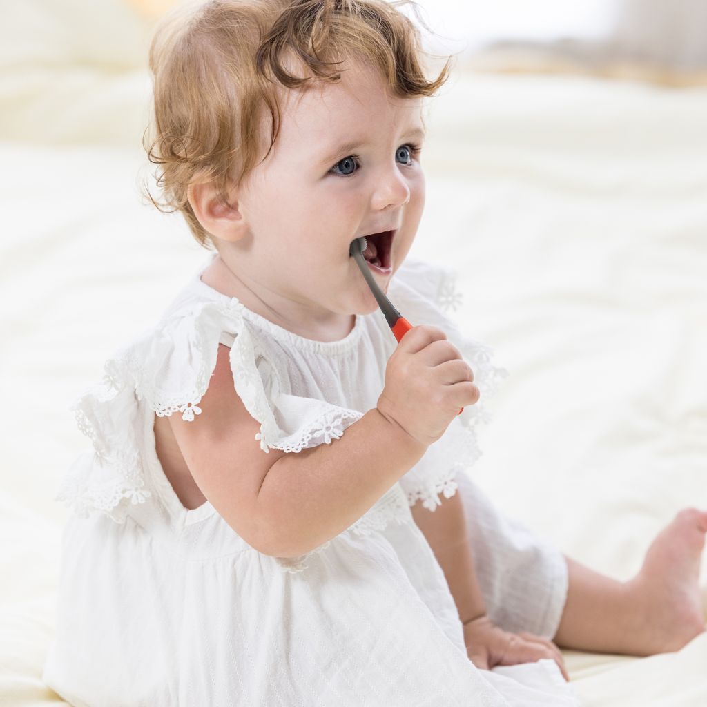 Mombella Baby Silicone Training Toothbrush 6mth