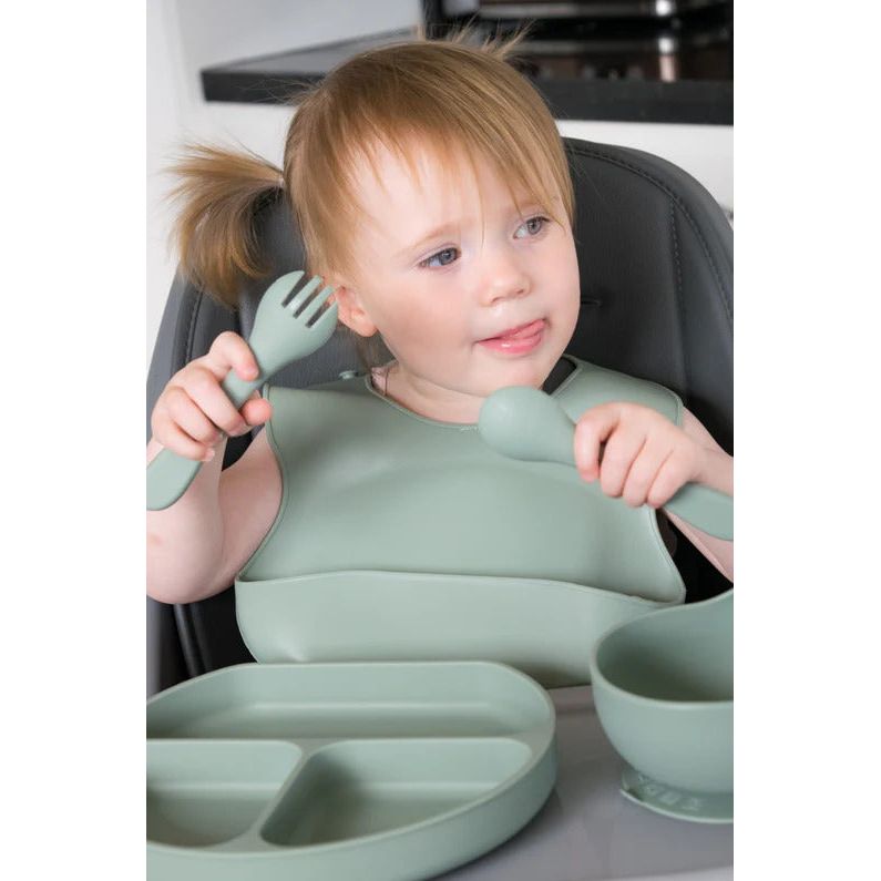 Moose Silicone Baby Feeding Set