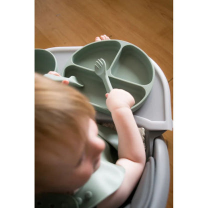 Moose Silicone Baby Feeding Set