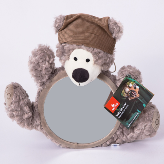 Moose Baby In View Mirror