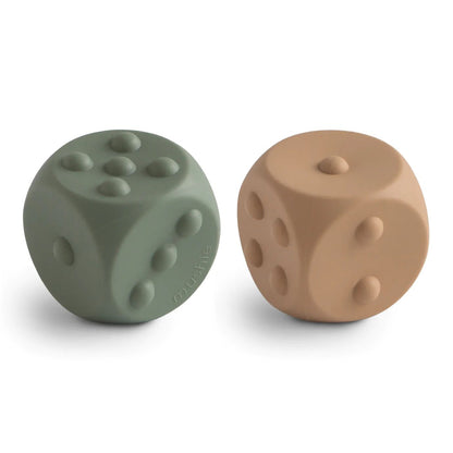 Mushie Dice Press Toy 2pk