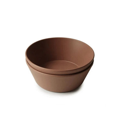 Mushie Round Dinnerware Bowl 2pk