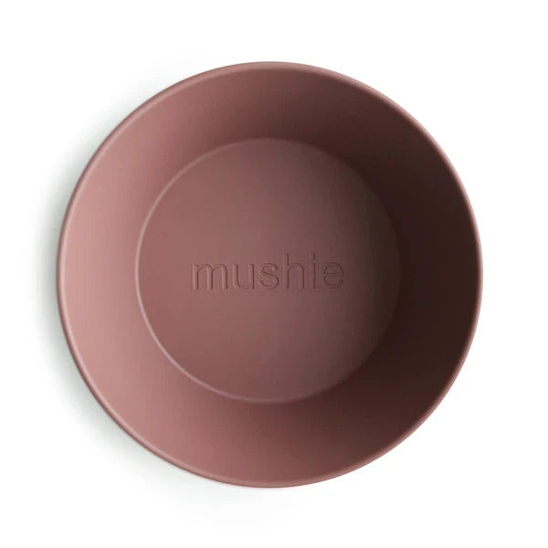 Mushie Round Dinnerware Bowl 2pk