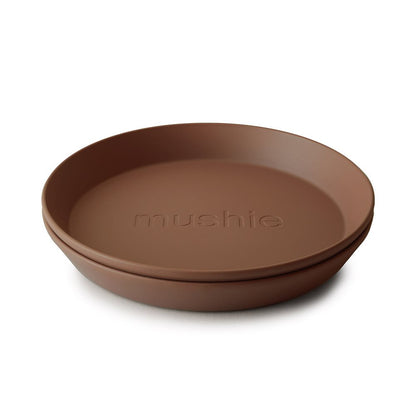 Mushie Round Dinnerware Plates 2pk