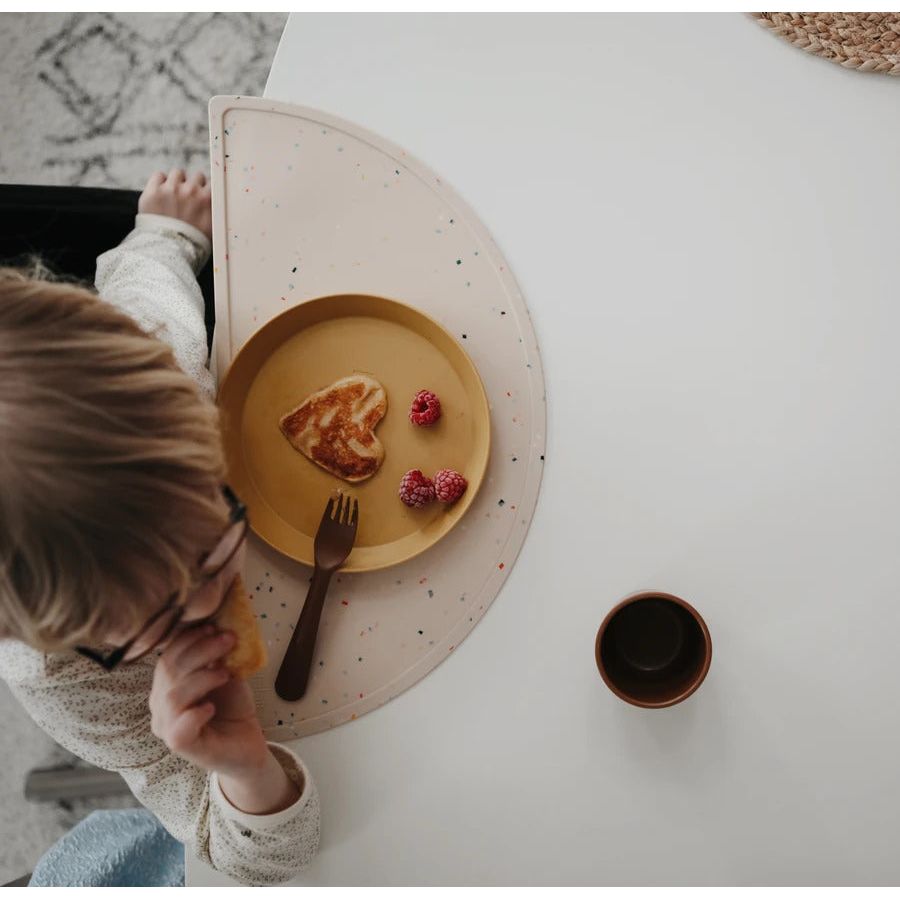 Mushie Round Dinnerware Plates 2pk