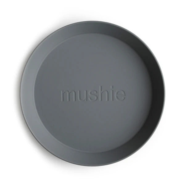 Mushie Round Dinnerware Plates 2pk
