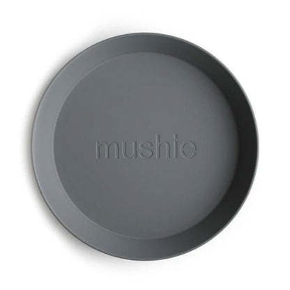 Mushie Round Dinnerware Plates 2pk