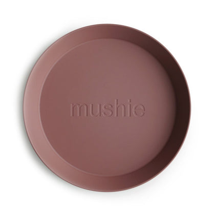 Mushie Round Dinnerware Plates 2pk