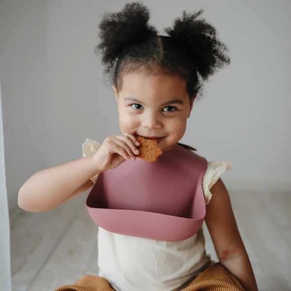 Mushie Silicone Bib