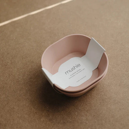 Mushie Square Dinnerware Bowl 2pk
